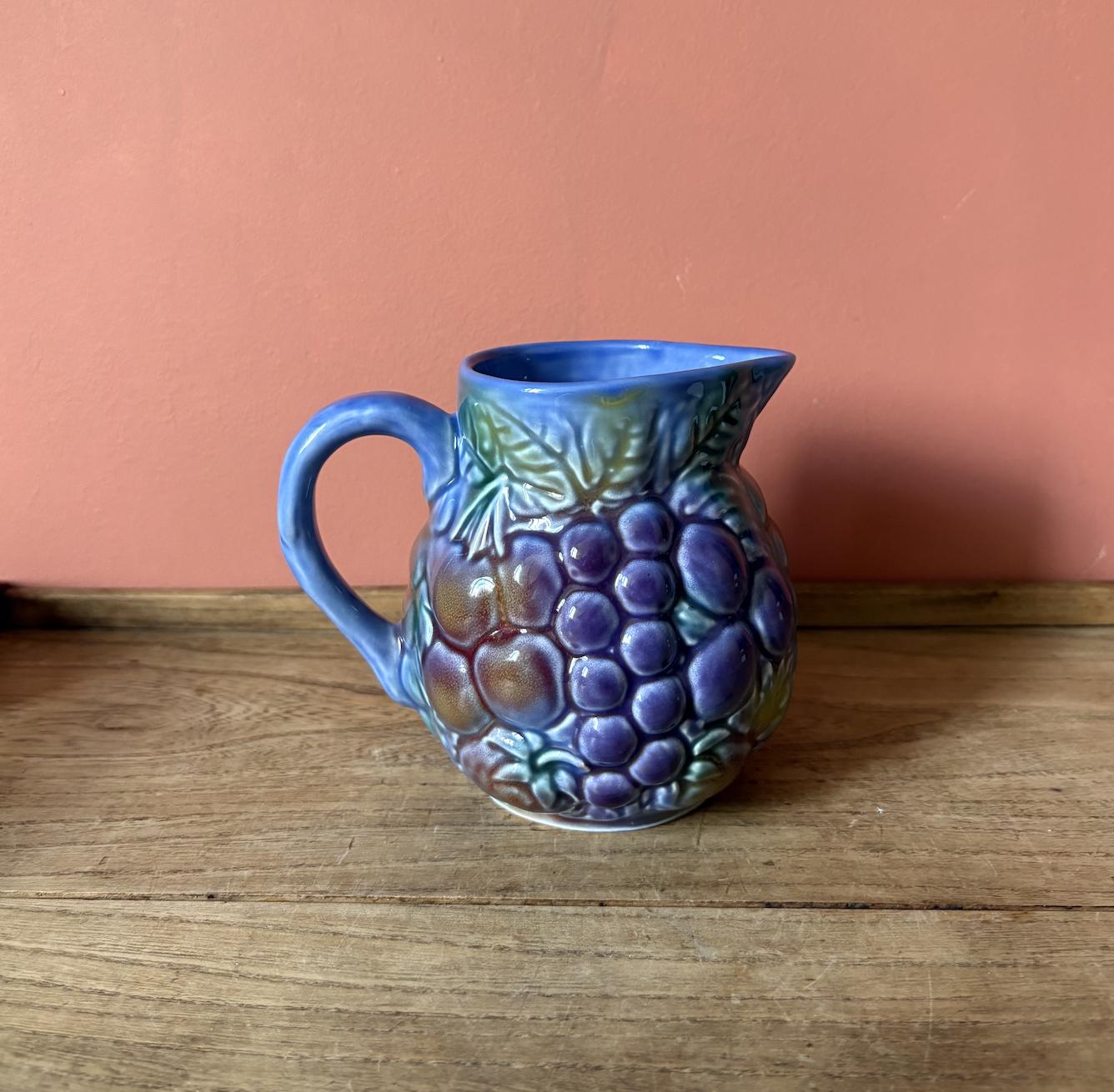 Salins France Purple Grapes Jug