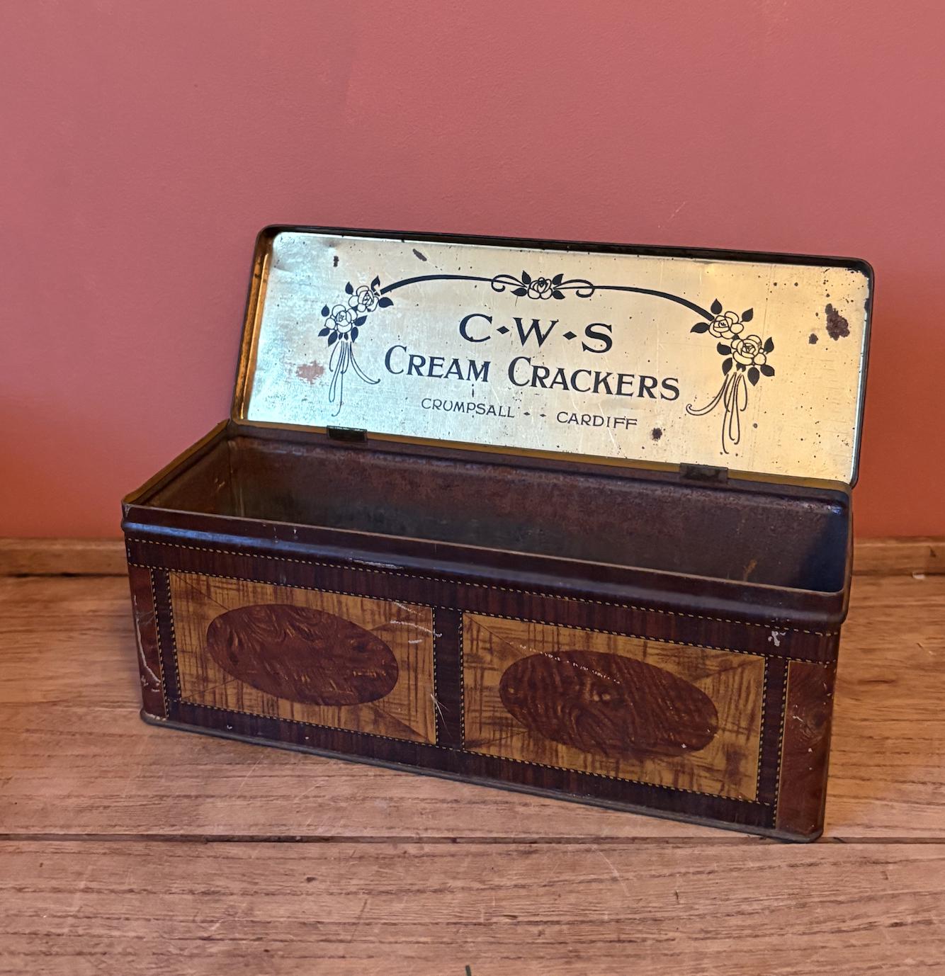 Vintage CWS Cream Cracker Tin