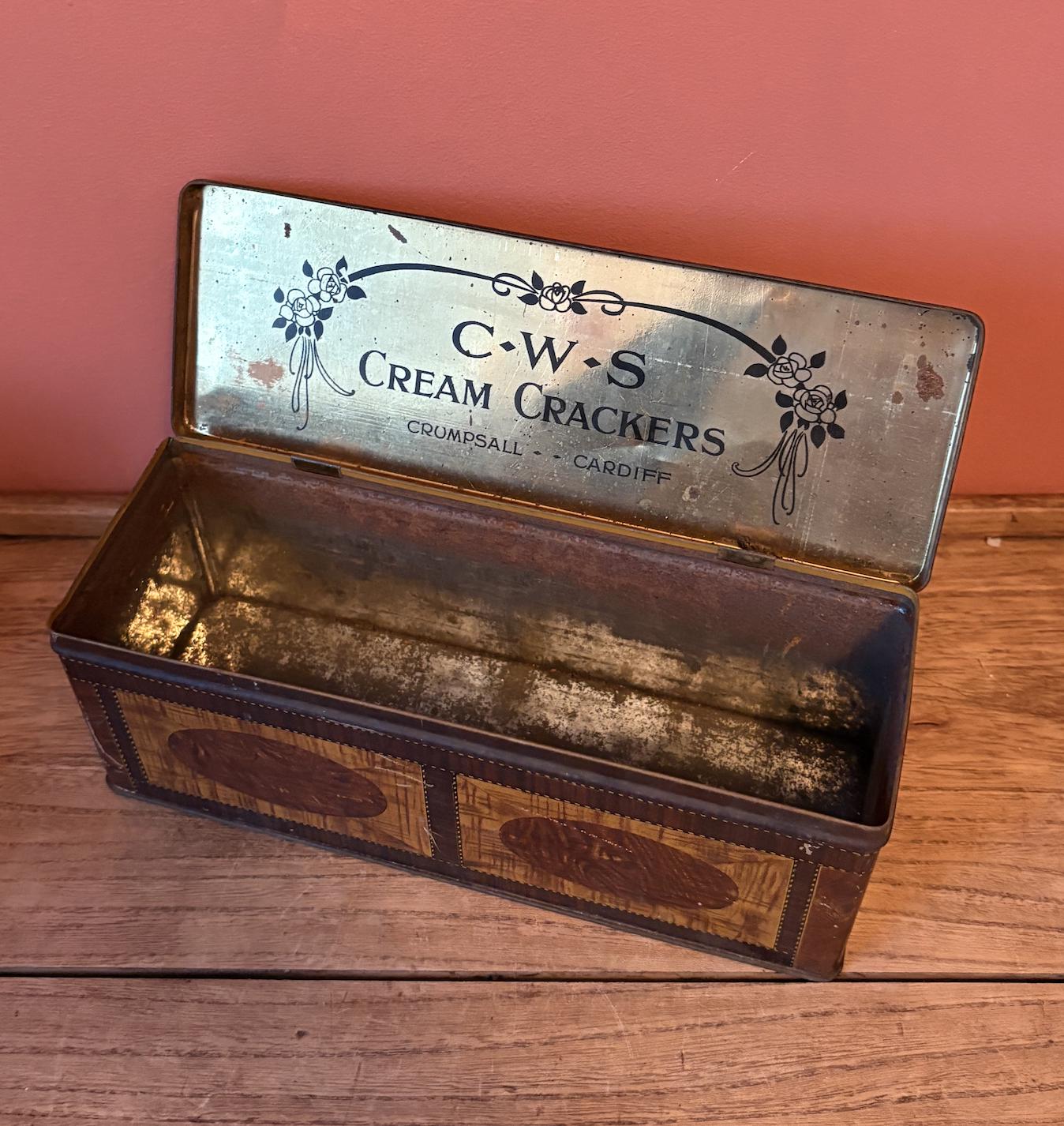 Vintage CWS Cream Cracker Tin
