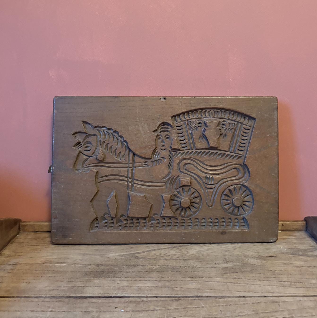 Double Sided Wooden Speculoos / Gingerbread Baking Mould