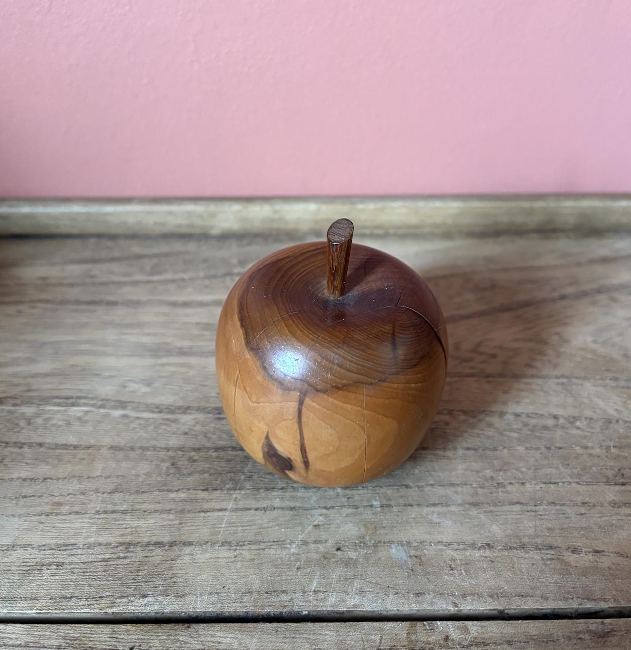 Wooden Turned Apple