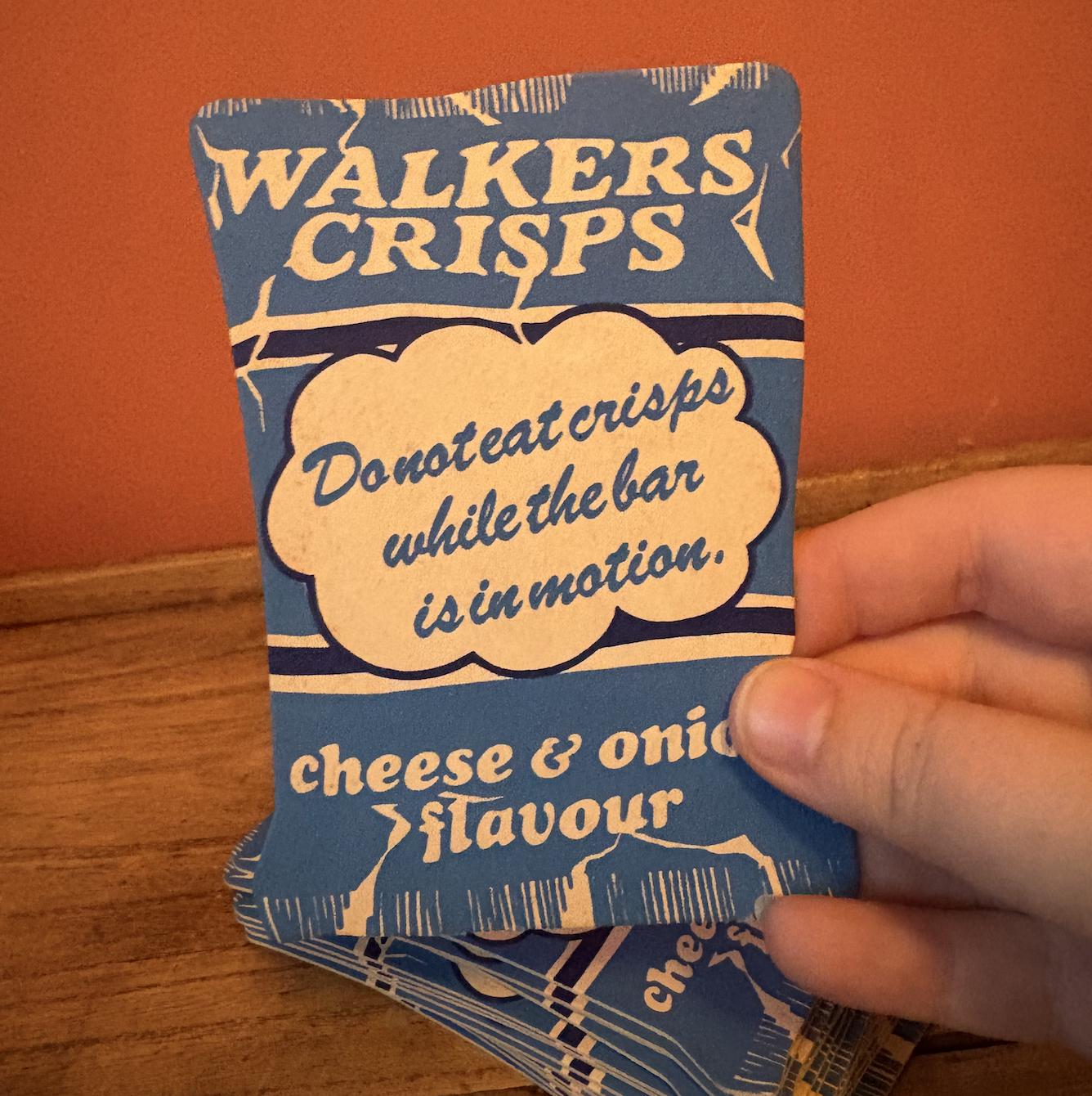 x18 Walkers Crisps Cardboard Bar Coasters