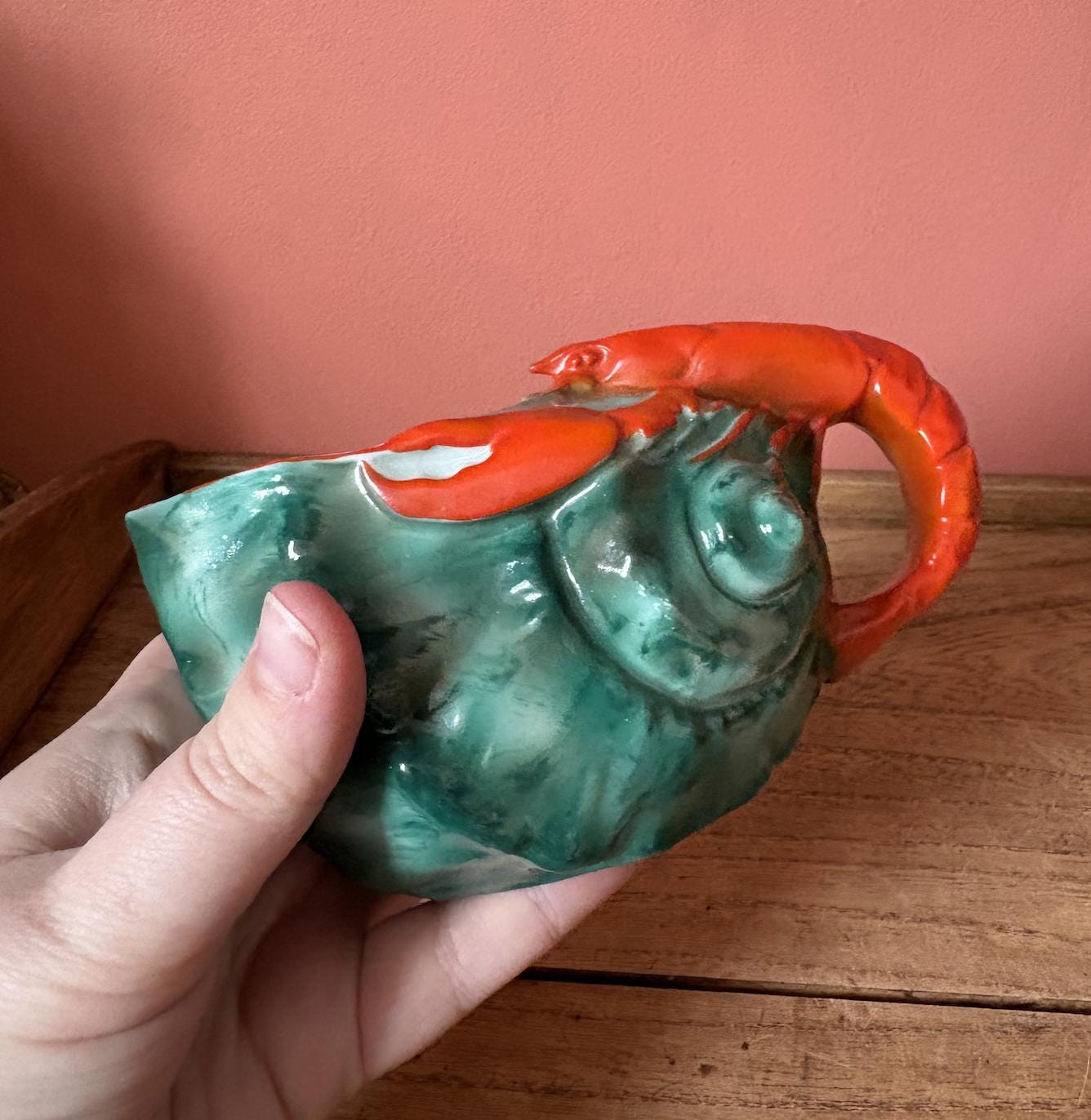 Royal Bayreuth Lobster and Conch Bowl | Creamer