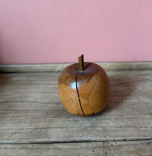 Wooden Turned Apple