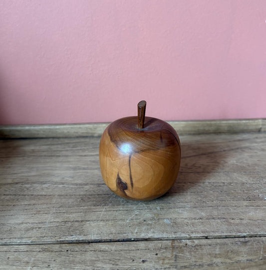 Wooden Turned Apple