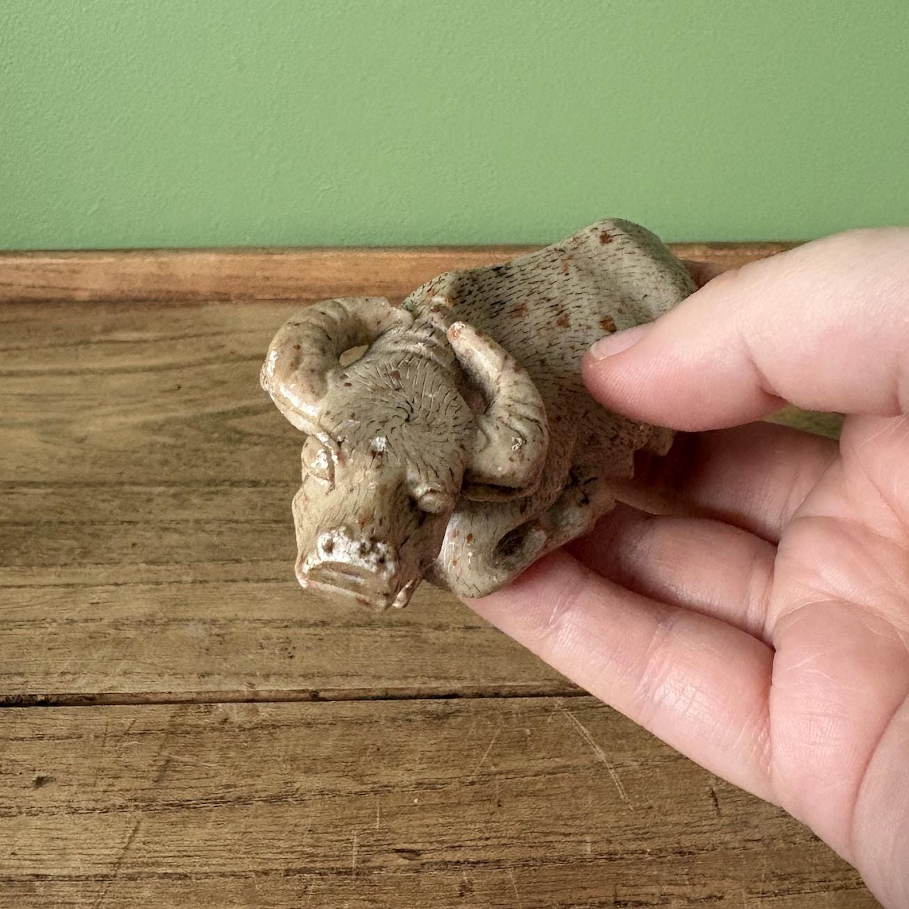 Hand carved Soapstone Water Buffalo