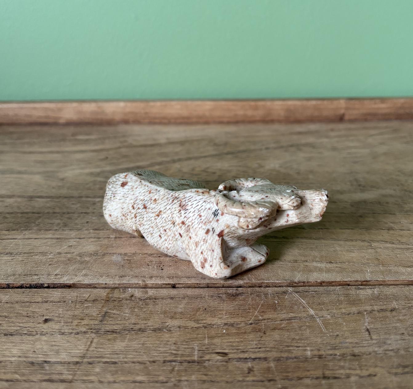 Hand carved Soapstone Water Buffalo