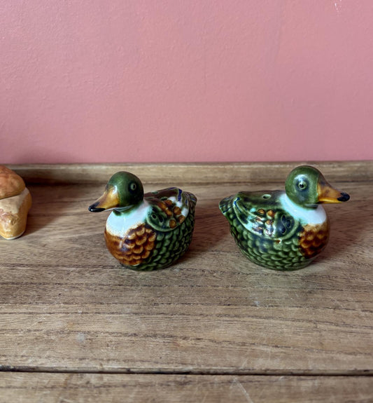 Duck Shaped Salt & Pepper Shakers