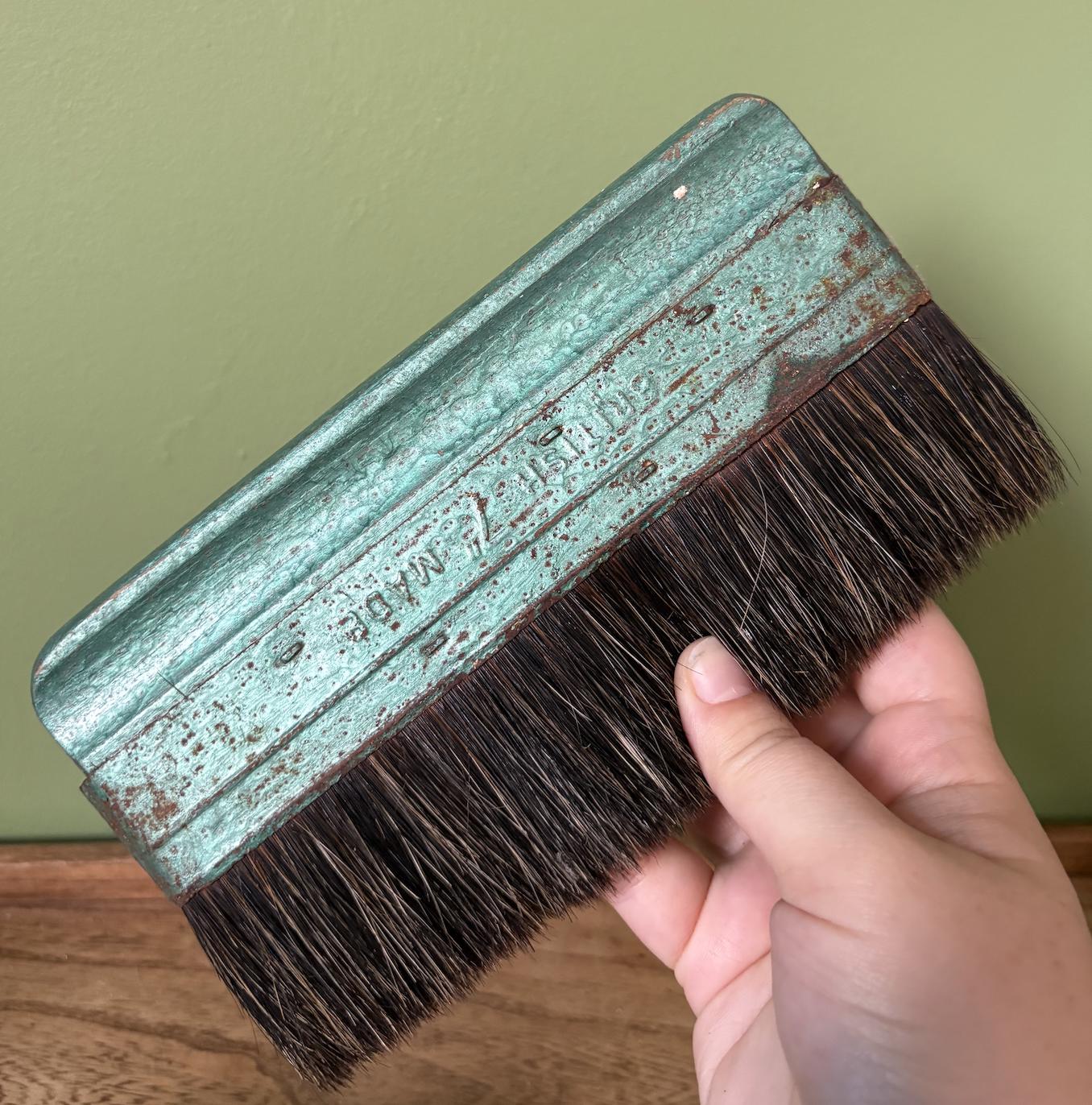 Two Vintage Pasting Brushes