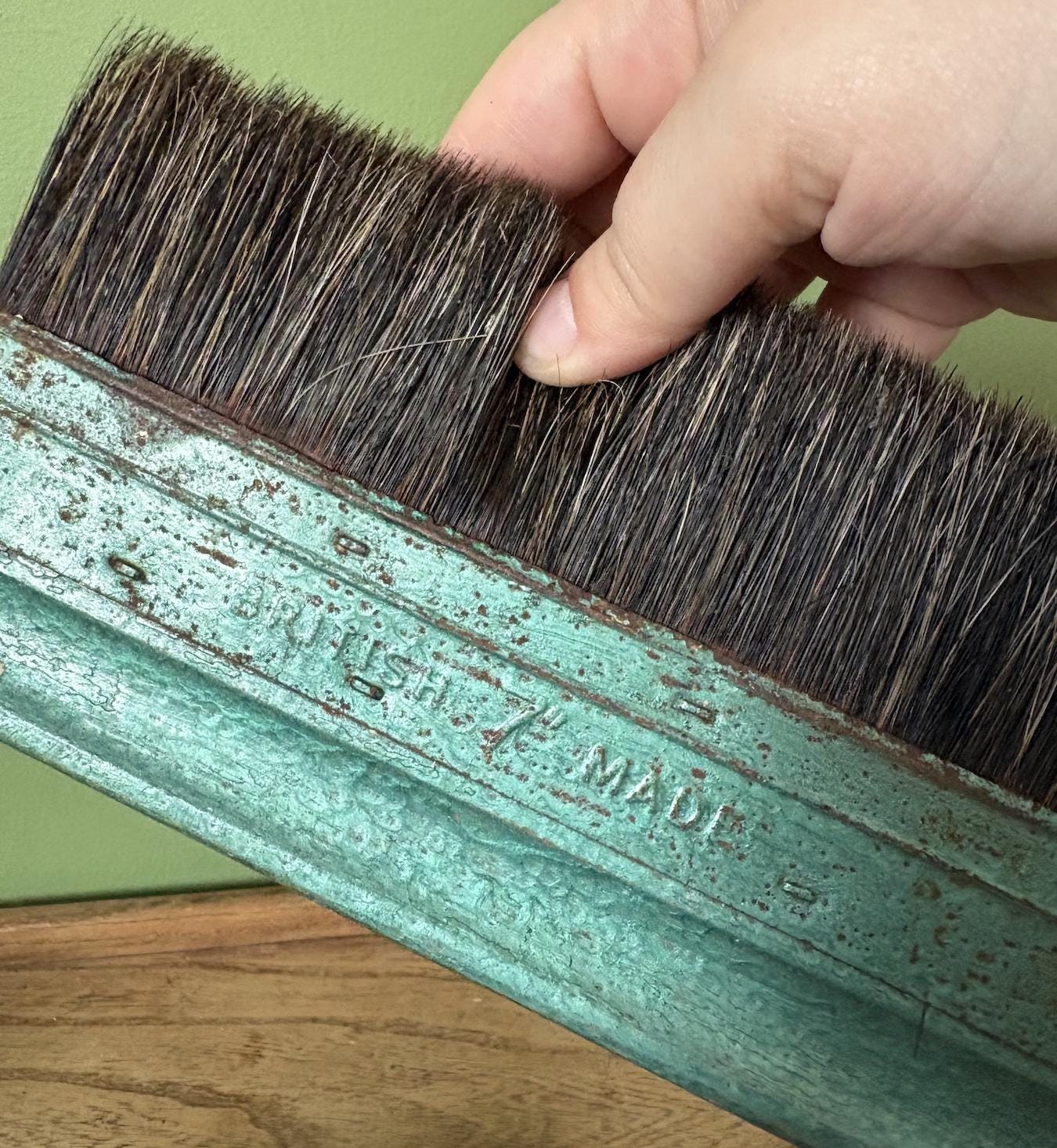 Two Vintage Pasting Brushes