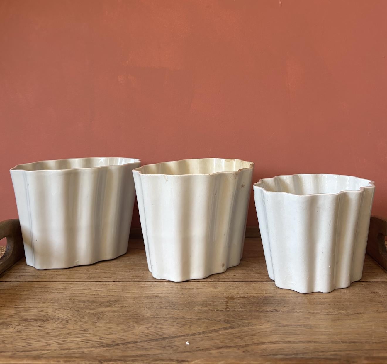 19th Century Ceramic Lion Jelly Moulds