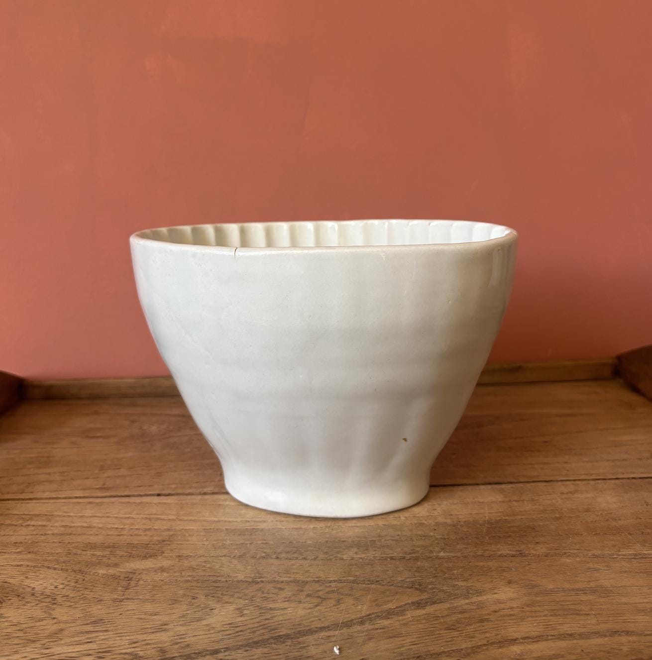 Bisto England Tall White Ceramic Jelly Mould