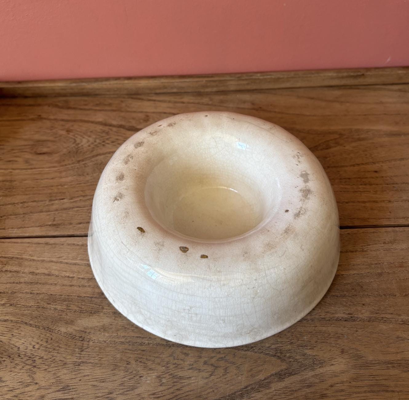 Ironstone Round Blancmange | Jelly Mould