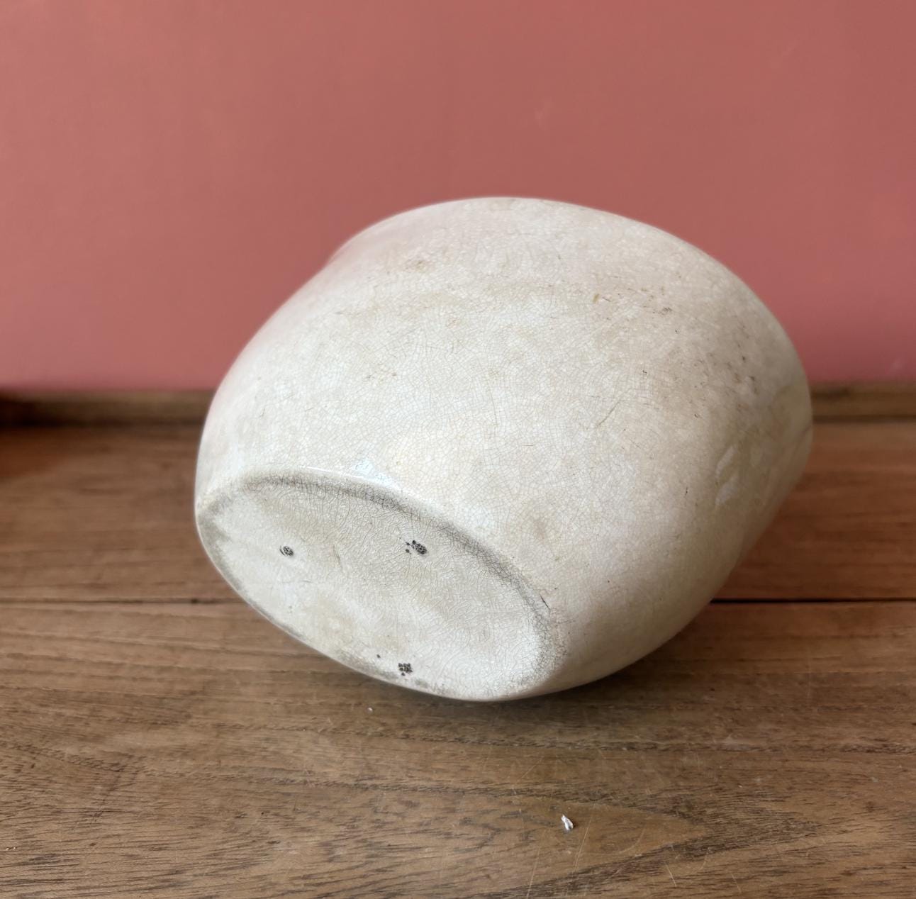 White Stoneware Jelly Mould