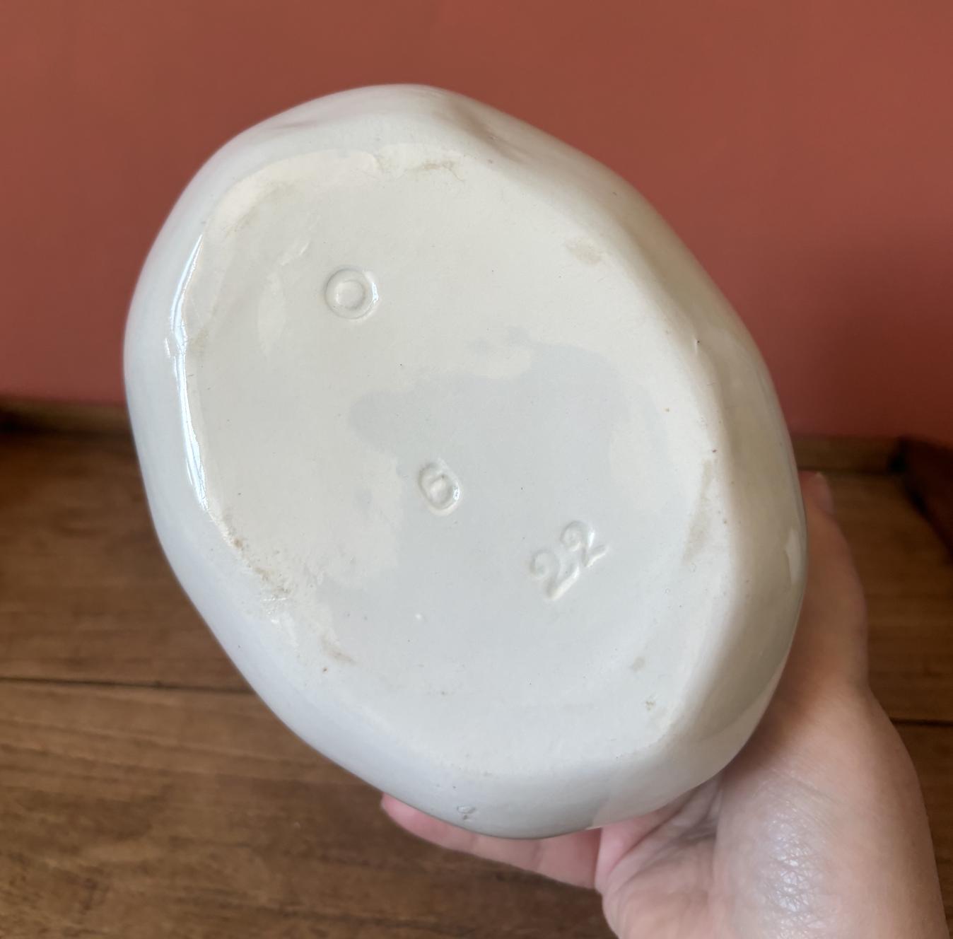 Classic Victorian White Stoneware Mould