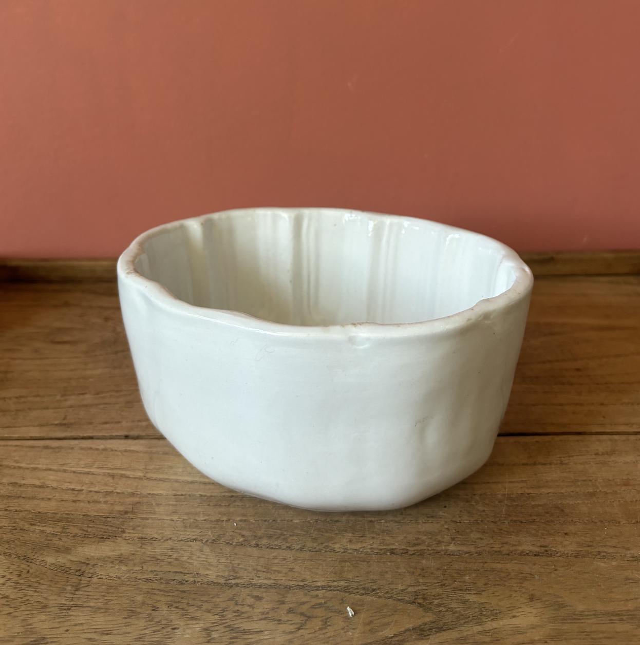 Classic Victorian White Stoneware Mould