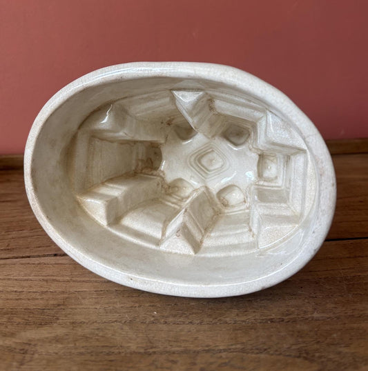 Early Ceramic Church Style Jelly Mould