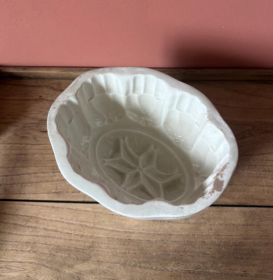 Victorian Solid Ceramic Jelly Mould