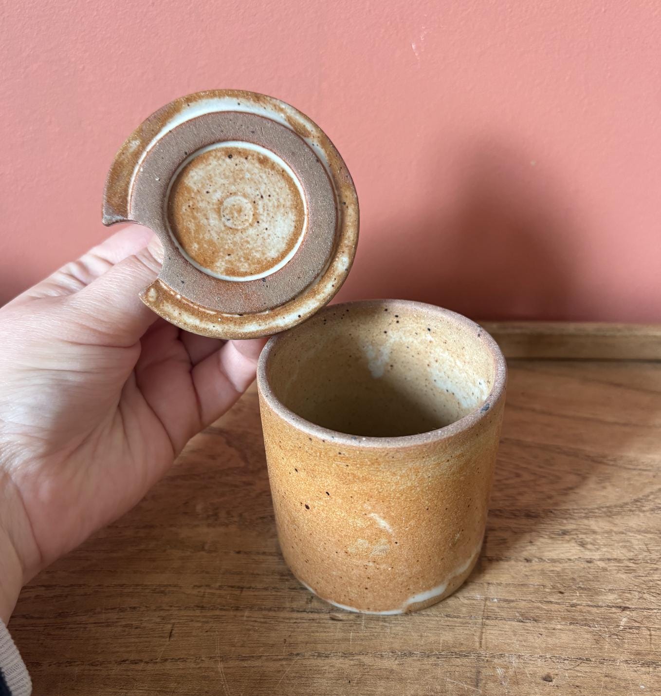 Studio Pottery Condiment Pot