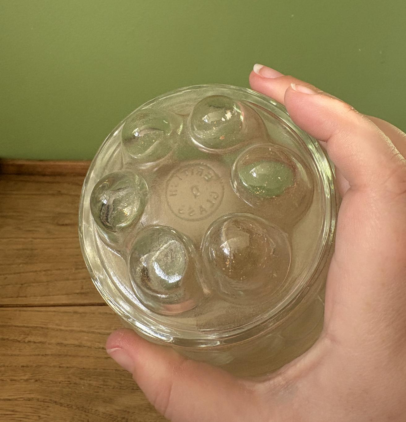 Small Round Glass Jelly Mould