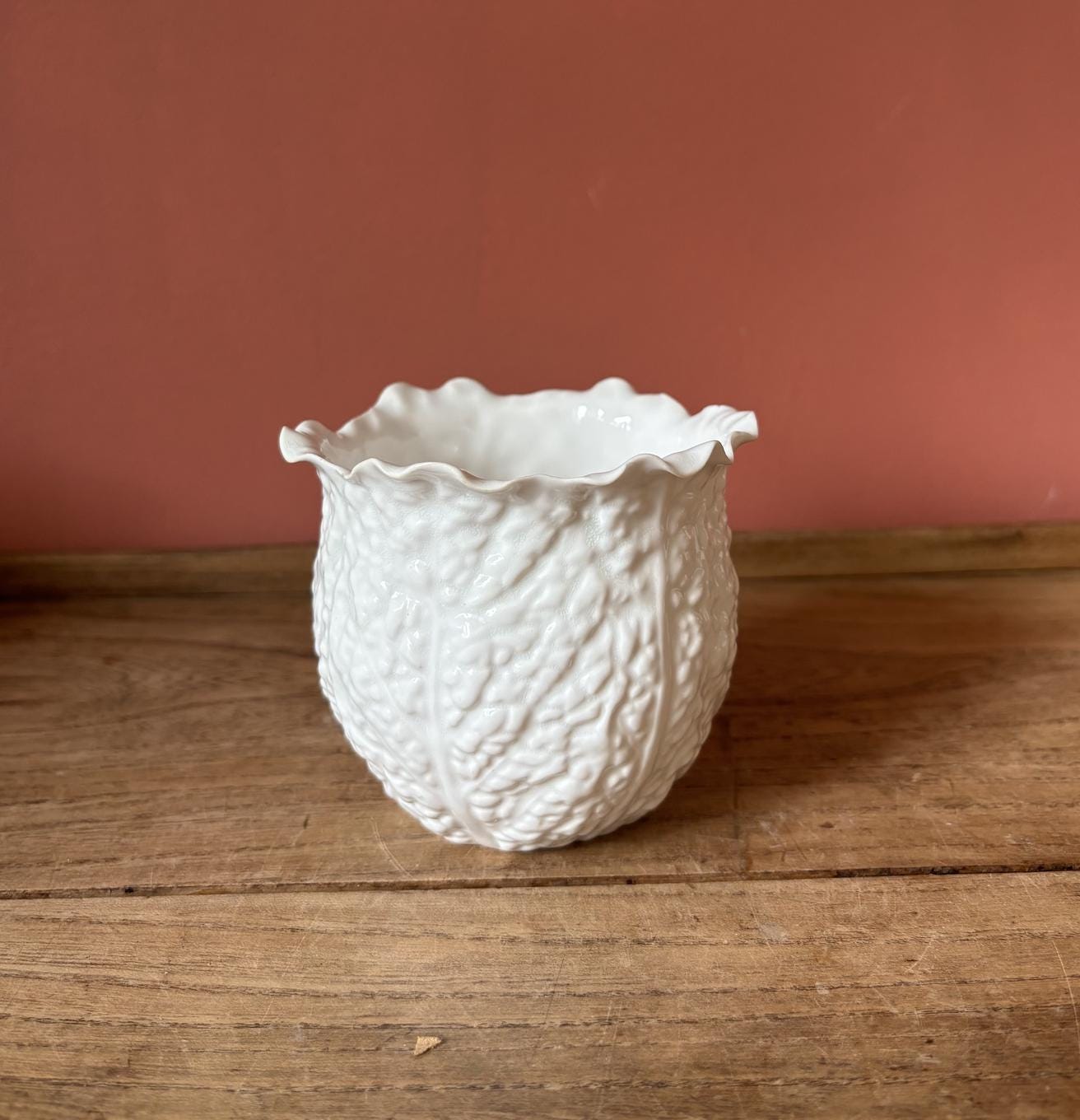 Spode Copeland China | White Cabbage Ware Pot