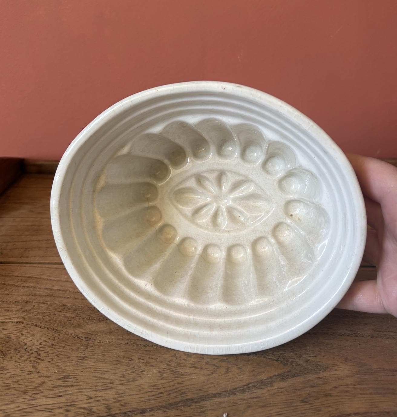 Medium Sized White Ceramic Decorative Mould