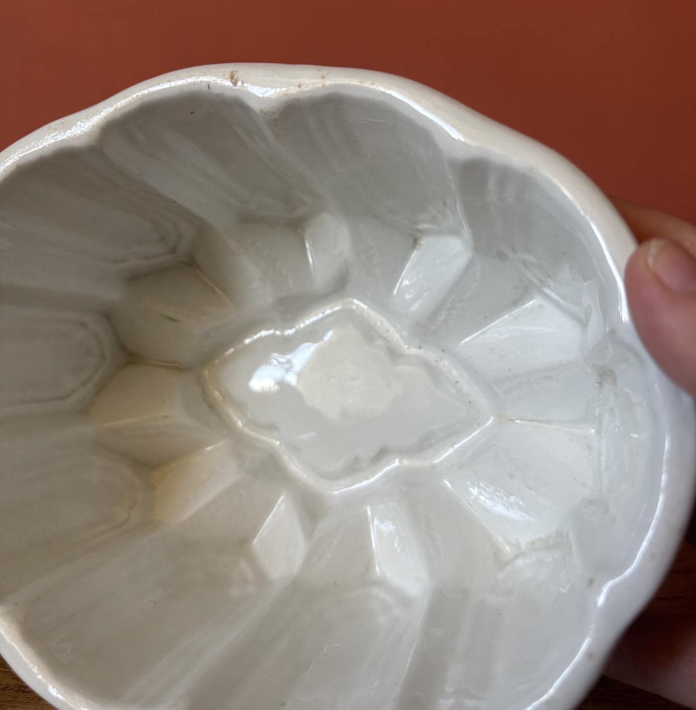 Classic Victorian White Stoneware Mould