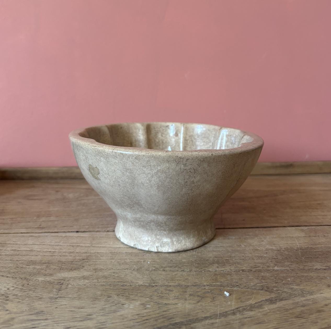 Antique Small Glazed Jelly Mould
