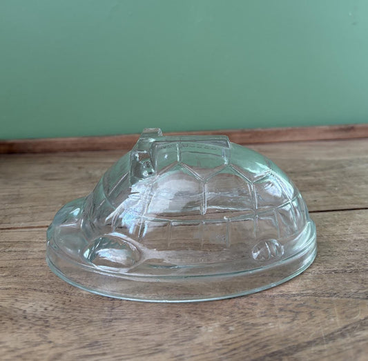 Glass Turtle Shaped Jelly Mould