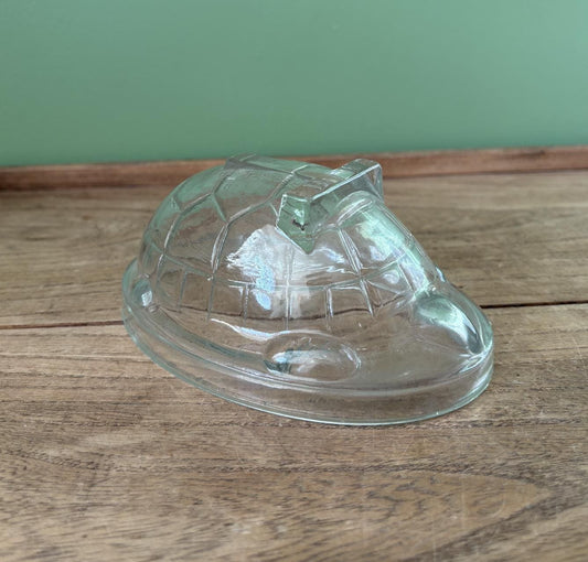 Glass Turtle Shaped Jelly Mould