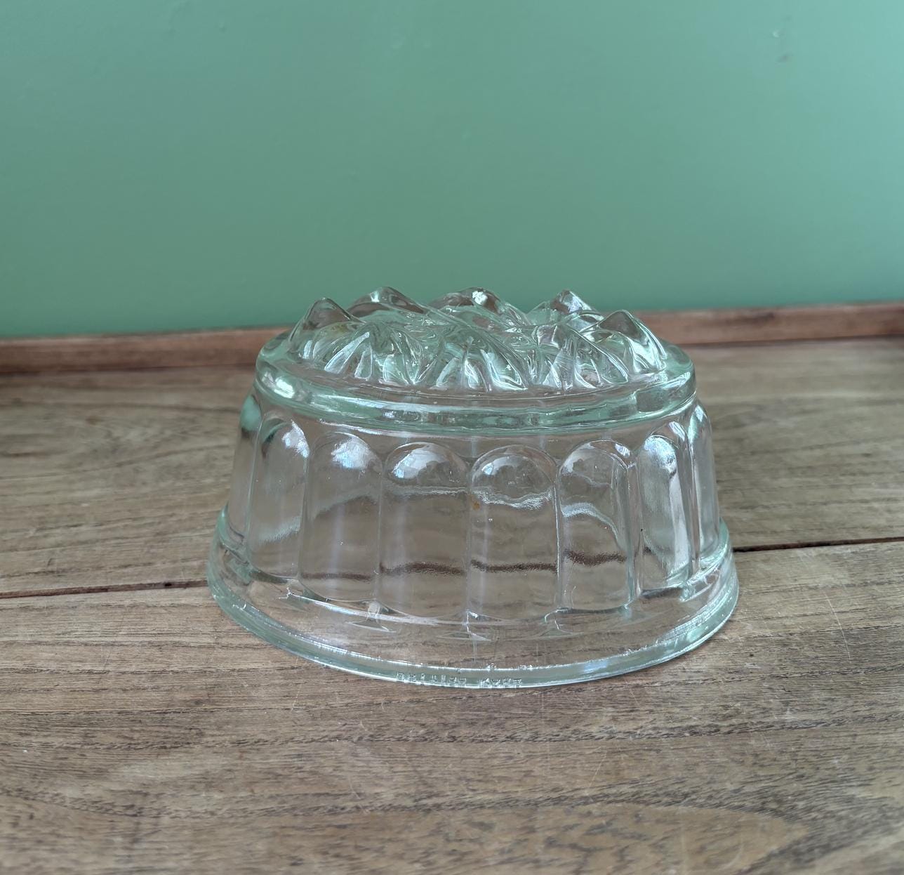 Small Oval Shaped Glass Decorative Jelly Mould