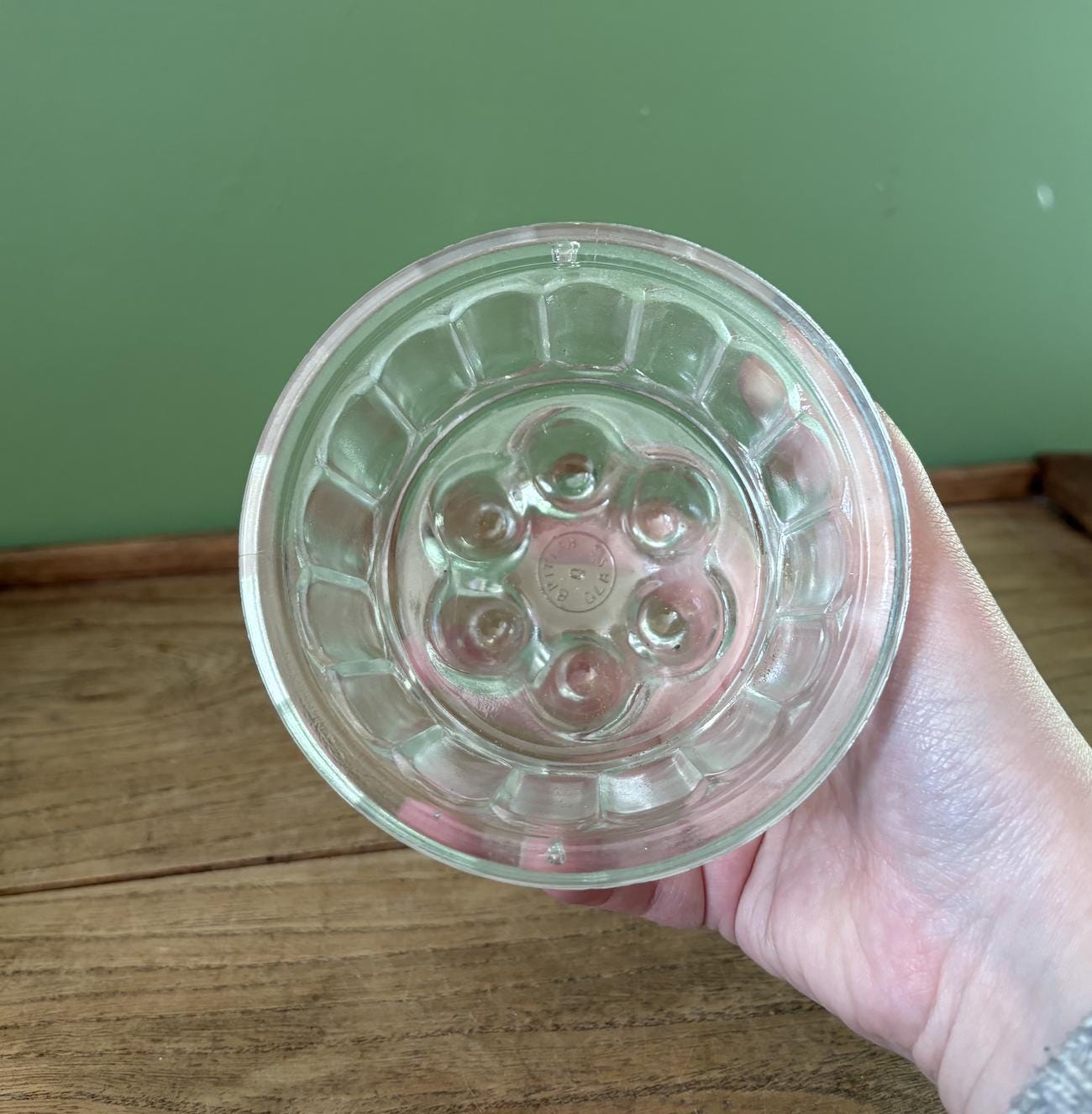 Small Round Glass Jelly Mould